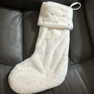 COPY - Cupcakes & Cashmere White Furry Stocking